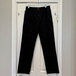 Polo Ralph Lauren Chino Pants Boy’s Sz 18 Black Cotton Preppy Classic FLAW
